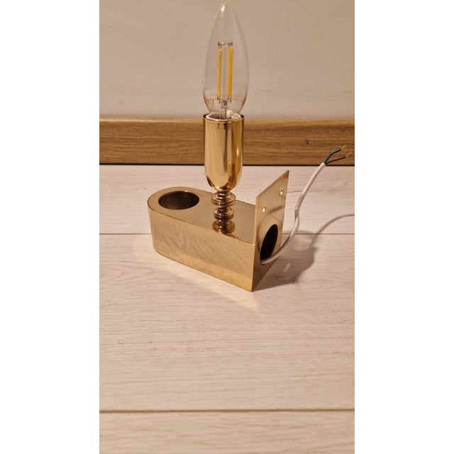 Large Wall Lights in Brass and Murano Glass, 1990s, Set of 2 For Sale - Image 13 of 18