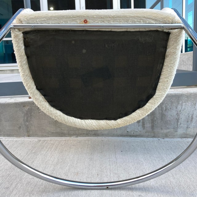 Thonet Club Tub Chrome Cantilever Lounge Chair Anton Lorenz for Thonet For Sale - Image 12 of 13