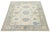 12x15 Modern Oushak Style Hand-Knot Wool Area Rug in Soft Slate Blue and Beige For Sale - Image 10 of 12