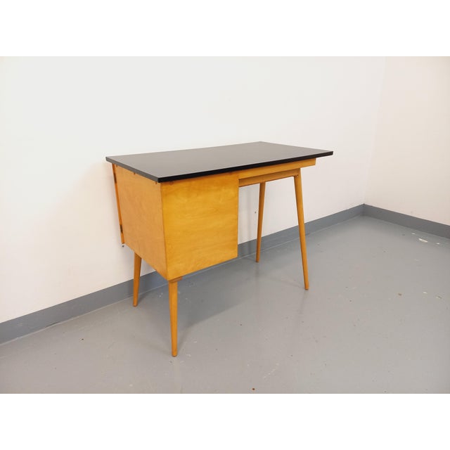 Vintage Baumann Wooden Desk, 1960s For Sale - Image 9 of 18