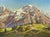 Jungfrau Massif Landscape, Early 1900s, Oil on Board, Framed For Sale - Image 11 of 14