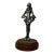 1930s Art Deco British Bronze Lady Dancer Car Mascot Figurine For Sale