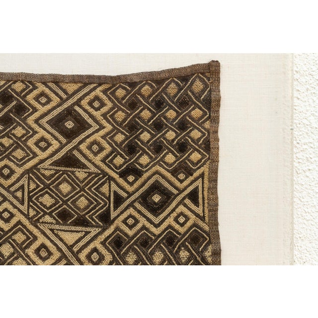 Textile Antique Kuba People Framed Textile For Sale - Image 7 of 10