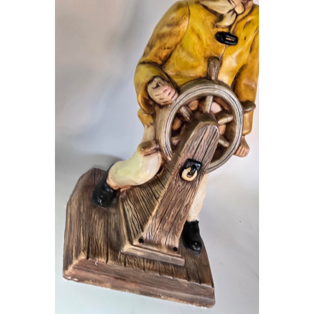 Ceramic Vintage Captain Figurine For Sale - Image 7 of 14