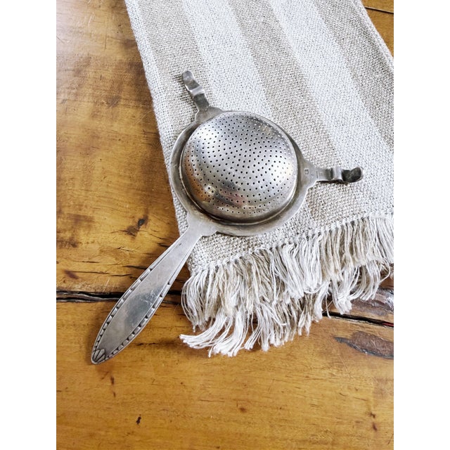 1920s Christofle Silver Tea Infuser From Hotel George v Paris For Sale In New York - Image 6 of 6