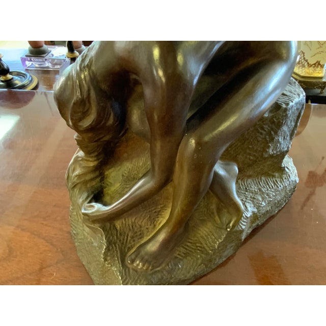 Brown 20th Century Bronze Figure by Artist Nanna Matthew’s Bryant For Sale - Image 8 of 9