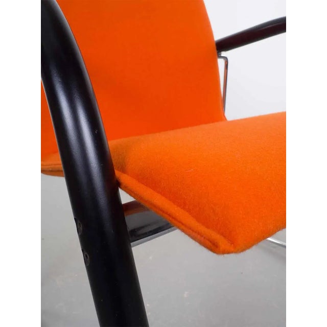 Metal Vintage Chairs by Charles Schneider for Thonet, 1984, Set of 2 For Sale - Image 7 of 11