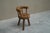 Provincial Sculptural 3-Legged Vernacular Chair in Oak, France, 1900s For Sale - Image 6 of 14