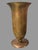 Vintage Arts & Crafts Style 8.5" Hammered Copper Vase With Brass Finish For Sale - Image 6 of 6
