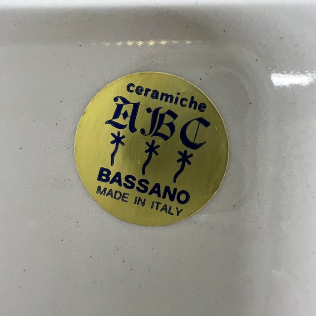 French Country Bassano Floral Decorative Plates Made in Italy - Set of 4 For Sale - Image 3 of 3