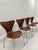 Arne Jacobsen Model 3107 Chairs in Teak by Arne Jacobsen for Fritz Hansen, 1960s, Set of 4 For Sale - Image 4 of 14