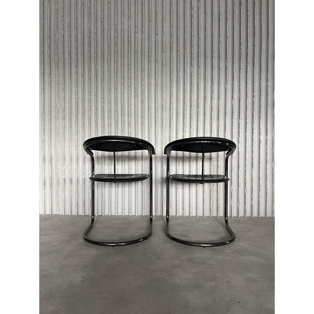 Arrben Leather Chairs from Arrben, Set of 3 For Sale - Image 4 of 10