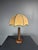 Mid-Century Modern French Brutalist Turned Wood Mushroom Table Lamp in the style of Charles Dudouyt, 1950s For Sale - Image 6 of 16