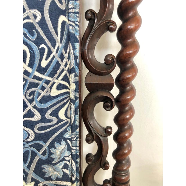 19th Century Carved Mahogany Side Chair For Sale - Image 6 of 11