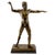 Neo-Classical Nude Bronze Zeus Figurine on a Black Marble Base For Sale - Image 9 of 9