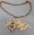 Vintage 1972 Signed Napier Goldtone Dragon Pendant Necklace For Sale - Image 10 of 11