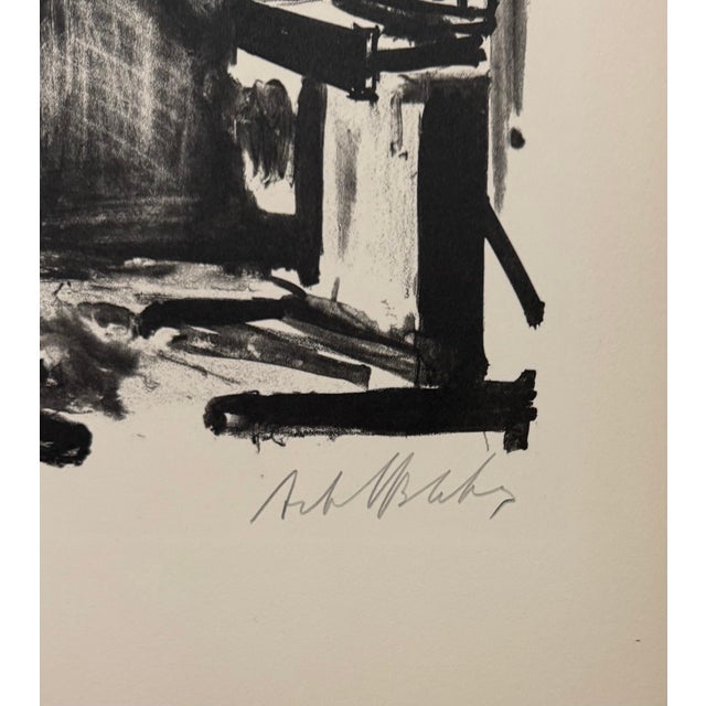 1960s Arbit Blatas, Lithuanian French Artist Arbit Blatas Lithograph Maurice Utrillo Ecole D'Paris, 1962 For Sale - Image 5 of 6