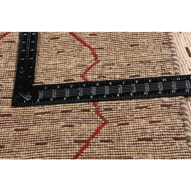 Textile Vintage Persian Gabbeh Rug, 08'01 X 09'02 For Sale - Image 7 of 10