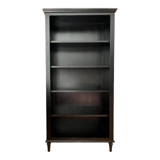 Restoration Hardware Maison Bookcase in Antique Black For Sale