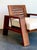 Vintage Ralph Lauren “Modern Desert” Wood Club Chair For Sale - Image 10 of 12