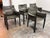 Italian Mario Bellini for Cassina Cab 413 Leather Arm Chairs, Set of Four For Sale - Image 3 of 12