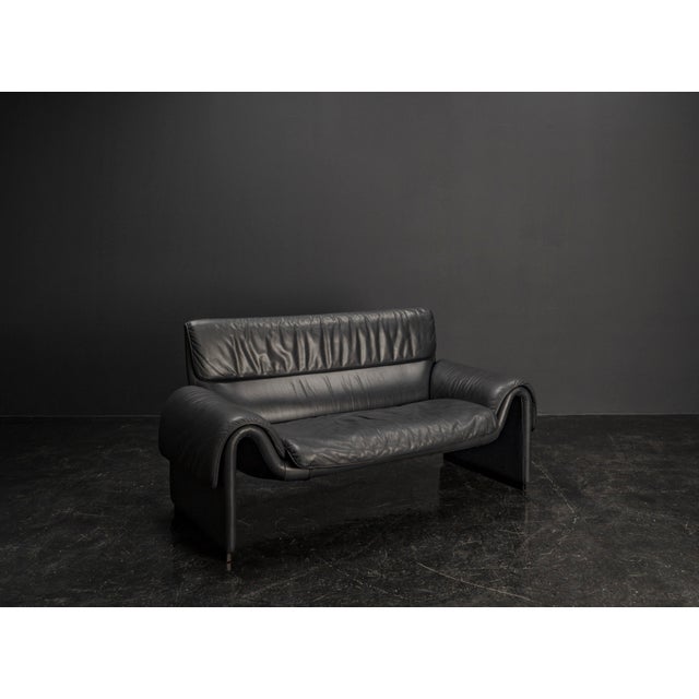 Early 21st Century DS 2011-12 Sofa in Blue Leather from de Sede, 1980s For Sale - Image 5 of 17