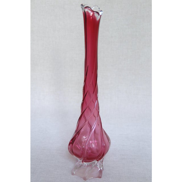 Tall Mid-Century Floor Vase, 1960s For Sale - Image 4 of 8