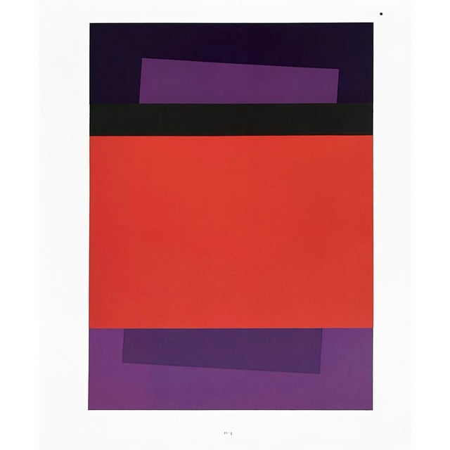 Artist: Josef Albers Country: Germany-USA Title: Plate IV-4(bis) Paper Size: 13.50 x 10.50 inches on Munken Print Cream...