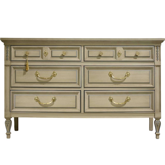 Mid Century French Louis Style Dresser by Dixie For Sale - Image 15 of 15