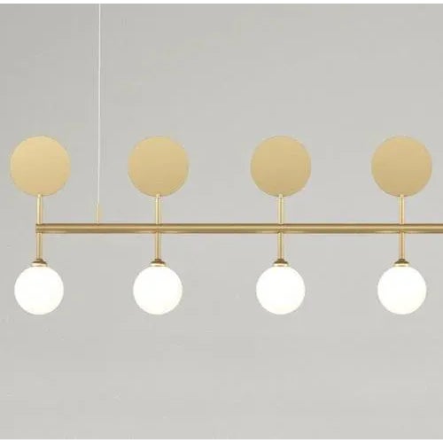 Contemporary Row Brass Pendant Light by Atelier Areti For Sale - Image 3 of 6
