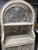 Vintage 1970s Palm Beach Coastal Arched Wicker & Rattan Étagère Hutch Cabinet With Sunburst Doors For Sale - Image 10 of 12