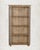 1930s Antique Indian Glass Armoire | Four Shelf Wood Cabinet| Vintage Teak Display Cabinet | Wabi Sabi Decor For Sale - Image 5 of 6