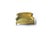 Textile Antique Mustard Velvet Curved Sofa with Decorative Tassels For Sale - Image 7 of 7