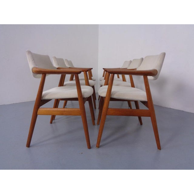 Danish Teak Armchairs by Svend Aage Eriksen for Glostrup, 1960s, Set of 6 For Sale - Image 10 of 18
