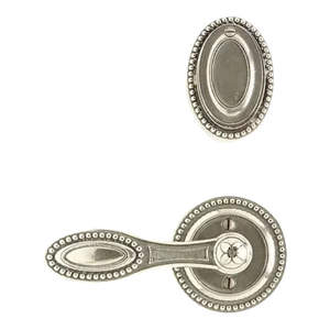 Rocky Mountain White Bronze Maddox Entry Set Lever Door Knobs & Lock, 2023, Usa.