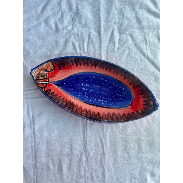 Hand-Made Oval Art Bowl For Sale In Raleigh - Image 6 of 7