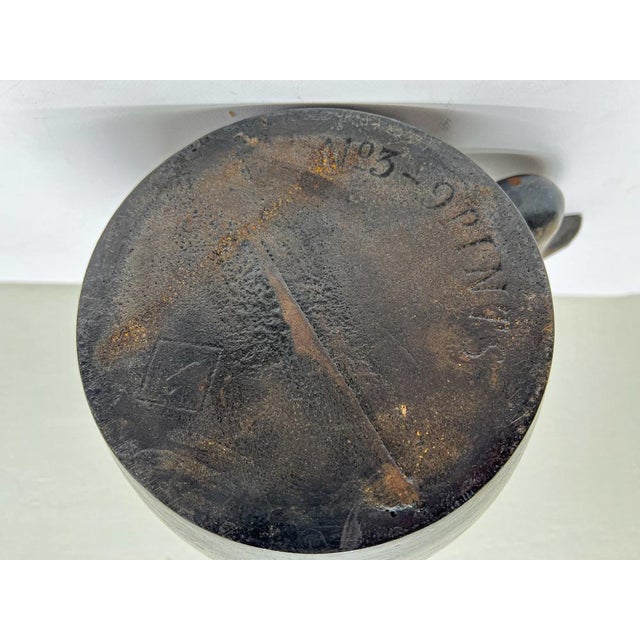 19th Century Gooseneck Cast Iron Tea Kettle, Scotland For Sale - Image 12 of 16