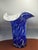 1960s Blue and White Murano Glass Vase, 1960s For Sale - Image 5 of 5