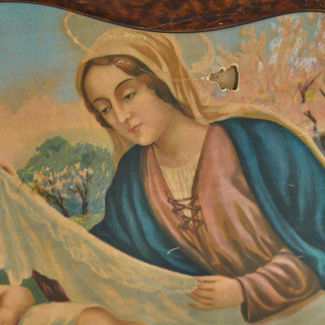 Modern Unknown, Sacred Family, 2000s, Oil For Sale - Image 3 of 5