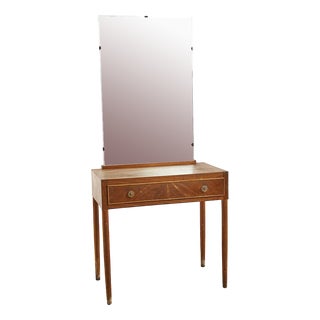 Vintage Console with Mirror For Sale