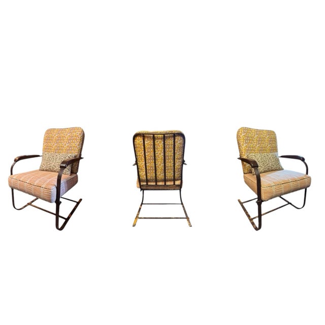 1930s Art Deco Springer Lounge Chair by Wolfgang Hoffmann for Howell Furniture For Sale - Image 12 of 12