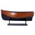 Large Mahogany Antique Boat Model For Sale - Image 10 of 10