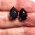 Traditional Natural Topaz Stud Earrings 14k W Gold 12.50 Cts Certified For Sale - Image 3 of 10