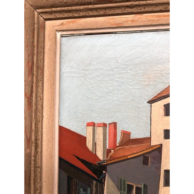 French Artist, Annecy Le Pont Morens, 1960s, Oil Painting on Panel, Framed For Sale - Image 7 of 15