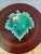 1970s Burgundy Earthenware Vine Leaf Trinket Dish from Poulet Beaune, France, 1960s For Sale - Image 5 of 5