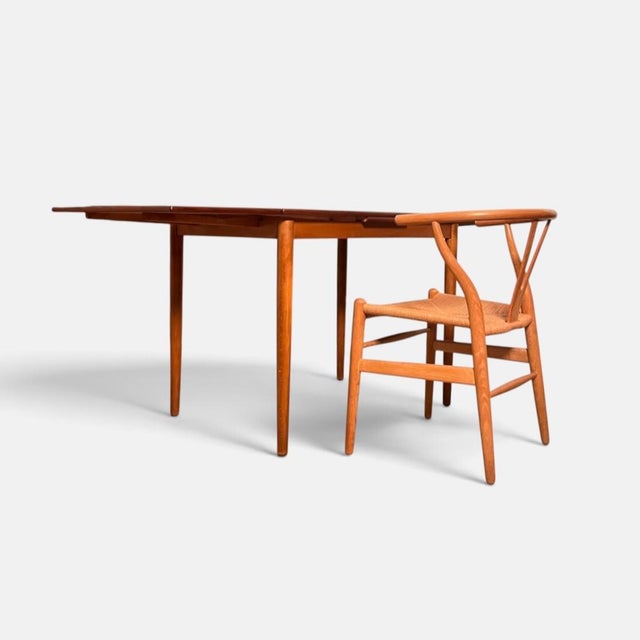 Wood Danish Extendable Teak Dining Table, Denmark, 1960s For Sale - Image 7 of 16
