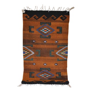 Zapotec Teotitlan Del Valle Rug - 1'8"x3'1" For Sale