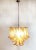 2020s Italian Murano Chandelier, Mazzega Style – 36 Lattimo Amber Glass Petals For Sale - Image 5 of 11