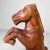 Brown Wooden Mingei Folk Art Horse, Japan, 1950 For Sale - Image 8 of 9