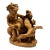 French 19 Century Putto with Swan Terracotta Sculpture in Manner of Clodion For Sale